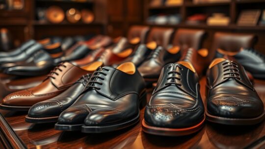 Hoogwaardige materialen en topmerken voor luxe mannenschoenen